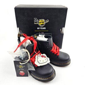 Dr. Martens Toddler 1460 Hello Kitty Black Leather Boots